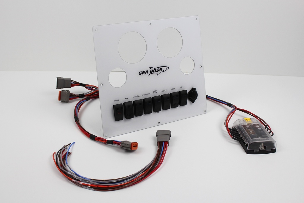 Fully Wired Replacement Switch/Instrument Panel - Sea Boss