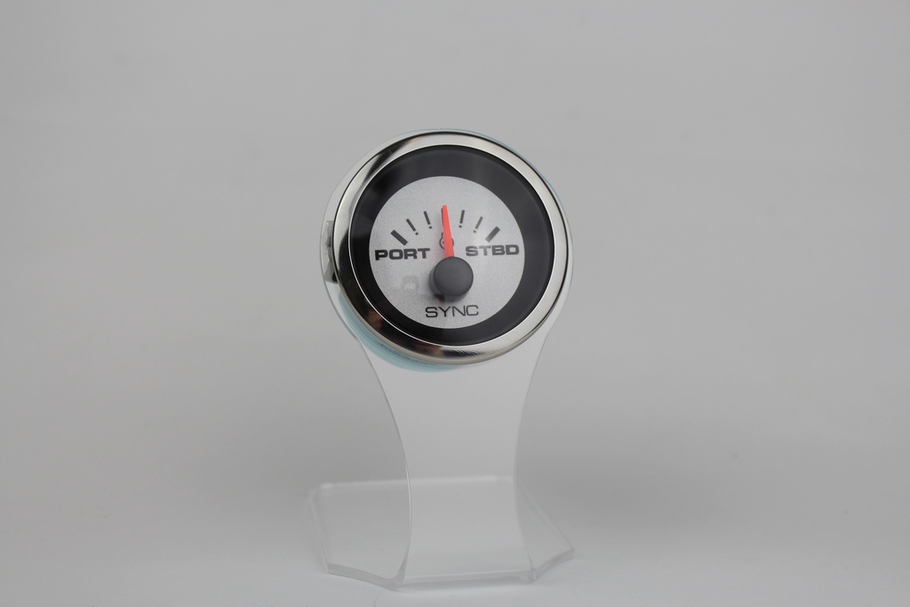 Argent Pro Veethree Marine Engine Synch, Gauge Only 2", Stud 65522SSF