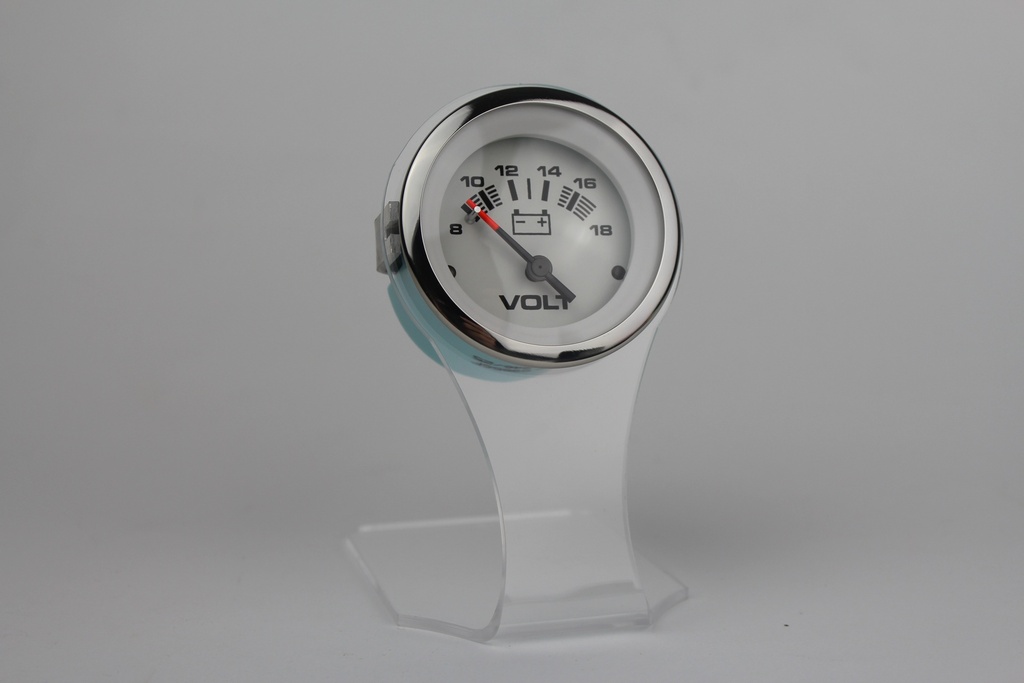 Lido Pro Veethree Marine Voltmeter, 8-18 Volts