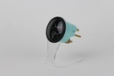 Eclipse Blk-Wh-Blu Water Pressure Gauge Only, O/B 40 psi