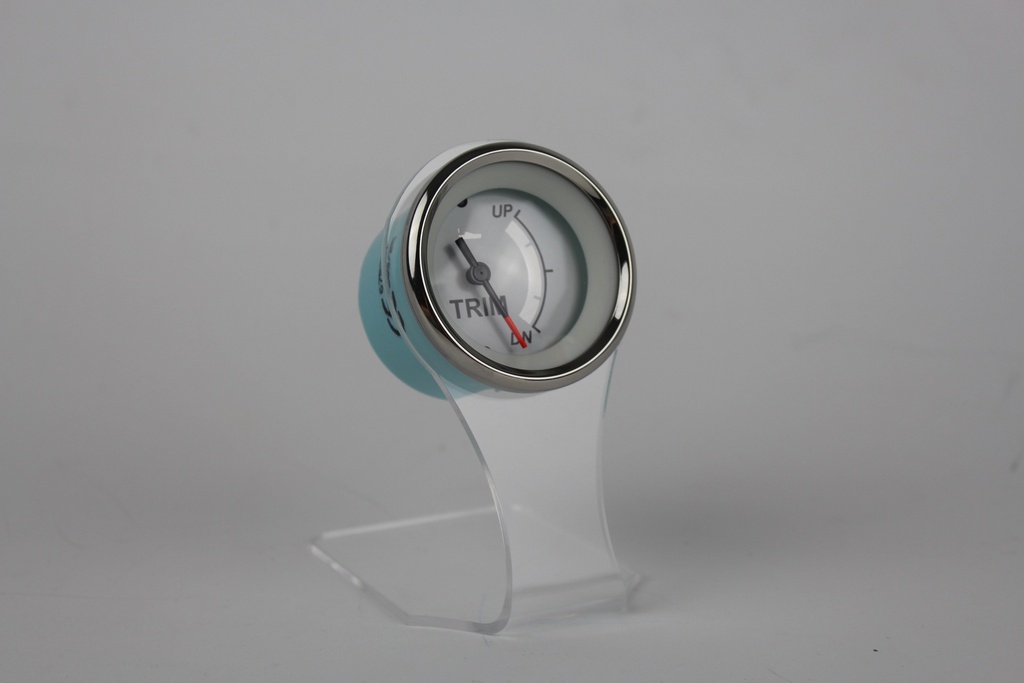 White Sterling Veethree Marine Trim Gauge, Mariner/Merc, Yamaha '01 & on 67527F