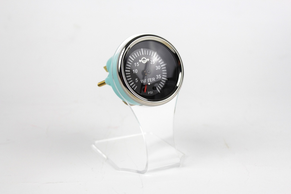 Black Sterling Veethree Marine Water Pressure Gauge Only O/B 40 psi 67382F