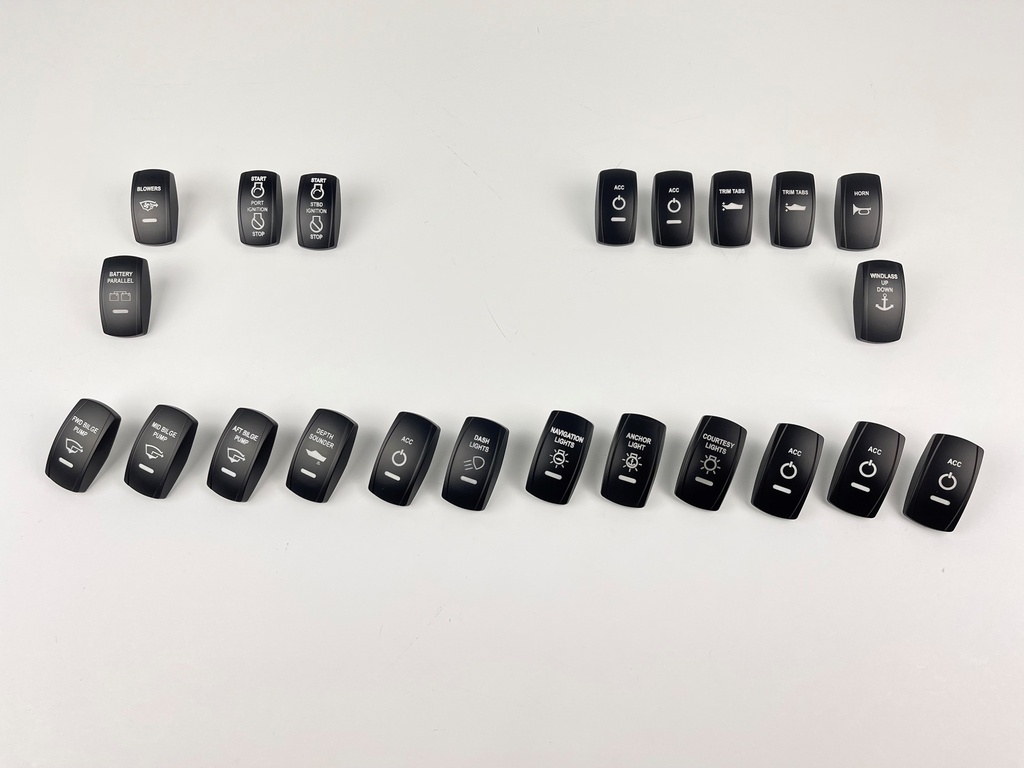 KIT -  Meridian 341 Switch Covers/Actuators