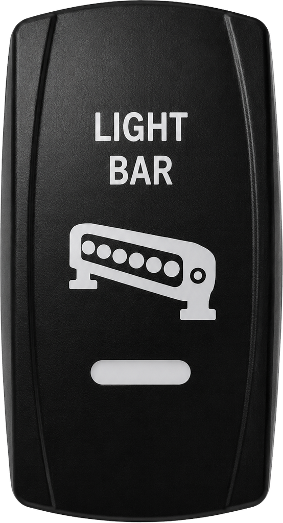C5 Engraved Actuator/Cover: LIGHT BAR