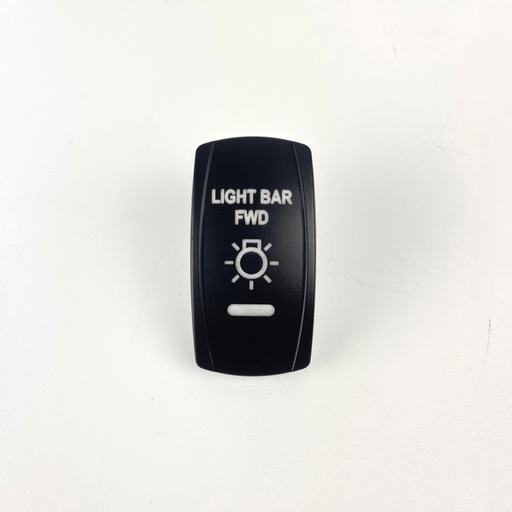 C5 Engraved Actuator/Cover: LIGHT BAR - FWD