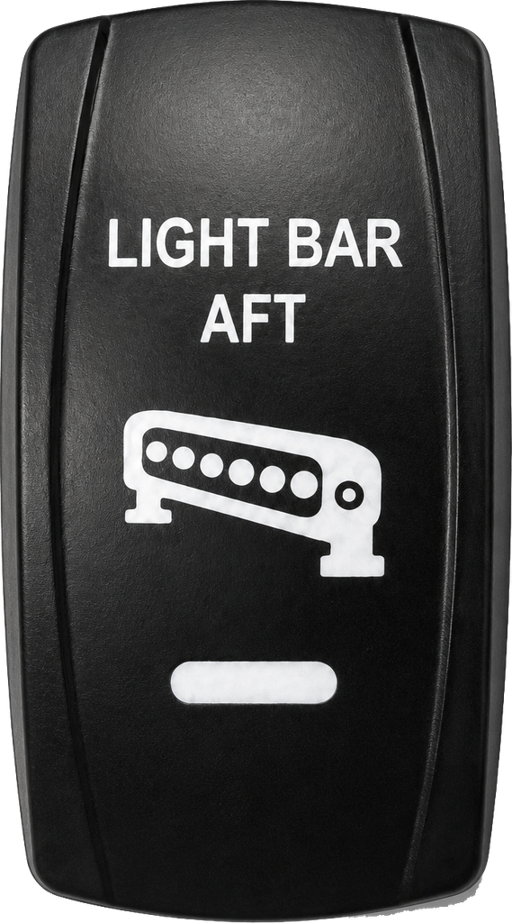 C5 Engraved Actuator/Cover: LIGHT BAR - AFT