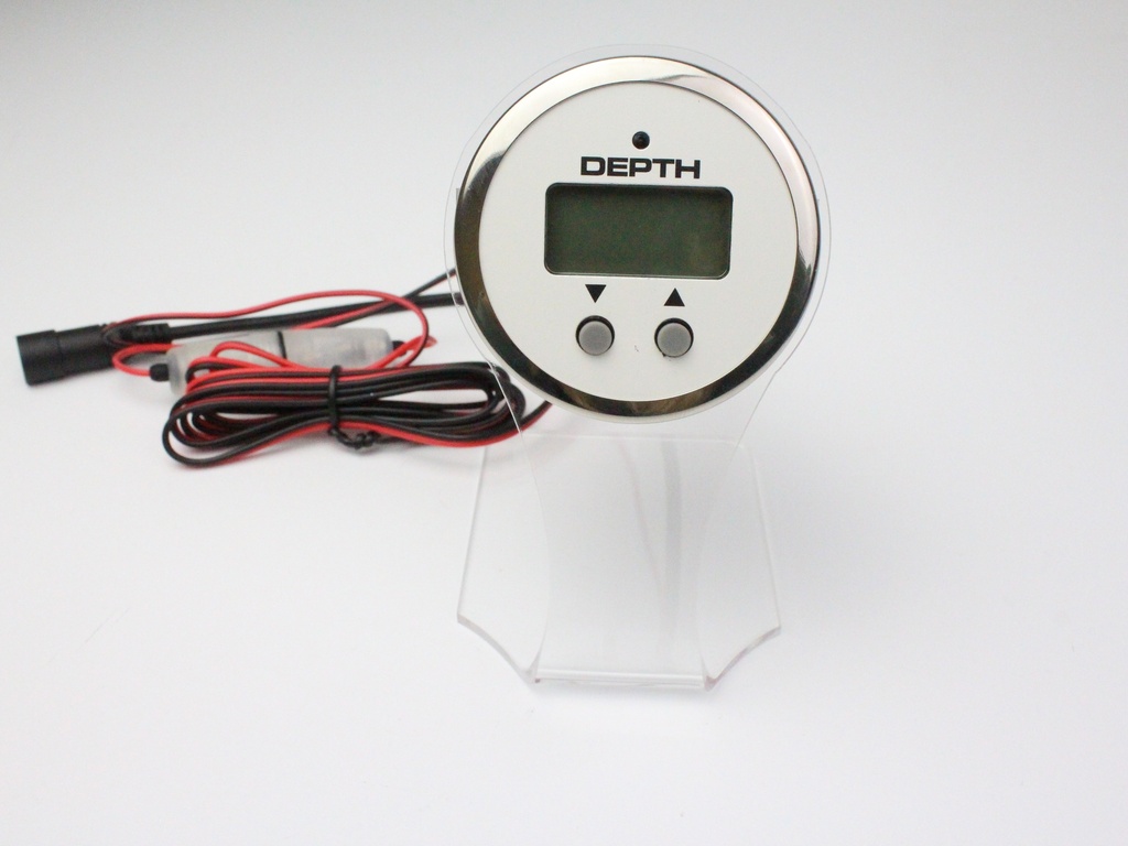 Lido Pro Veethree Marine Digital Depth Gauge & Transducer - KIT