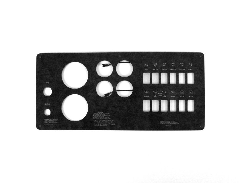 Dash Instrument Panel Set Bayliner 2452 - 1995