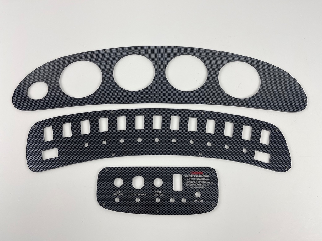 Chaparral 300 Signature 2001 Instrument and Switch Panel Set