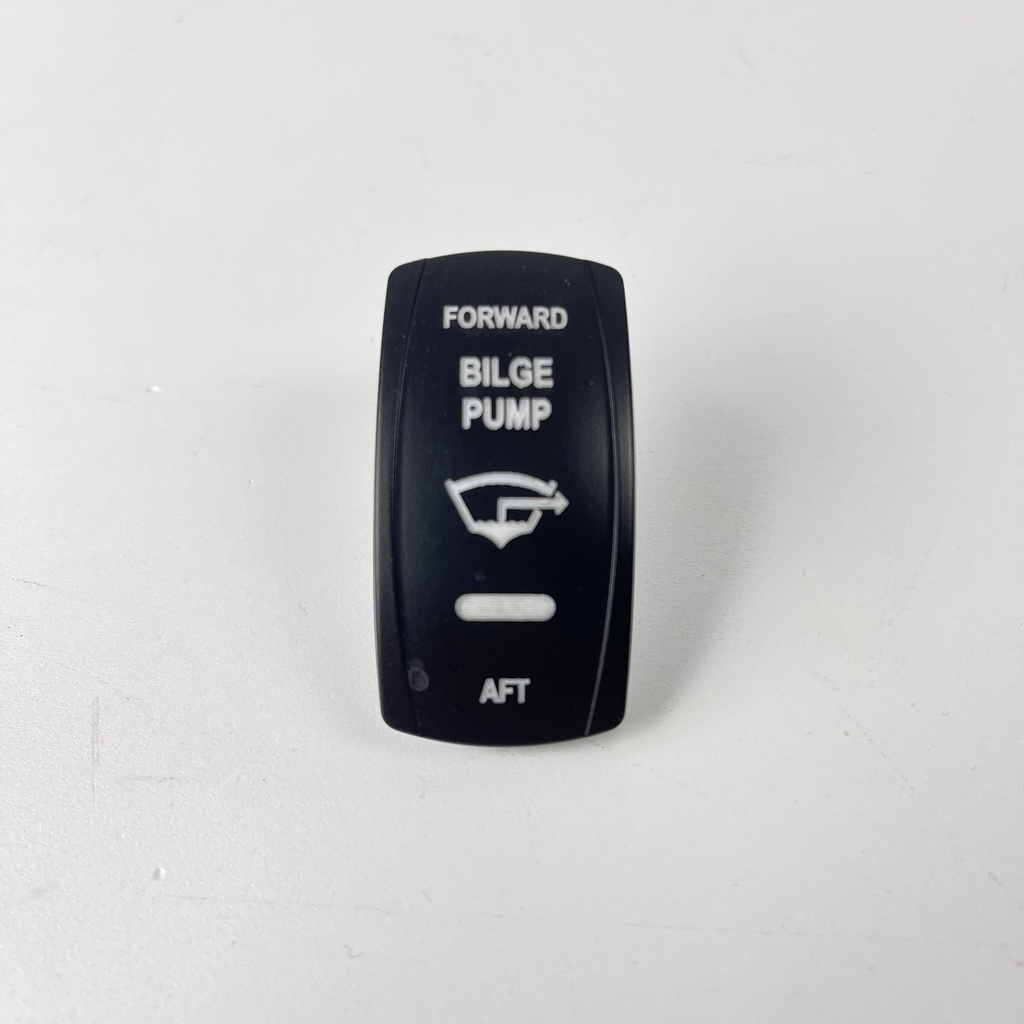 C5 Engraved Actuator/Cover : BILGE PUMP - FWD/AFT