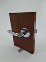 Mobella McCoy Portofino Chrome - Swing Door Lockset - Kit