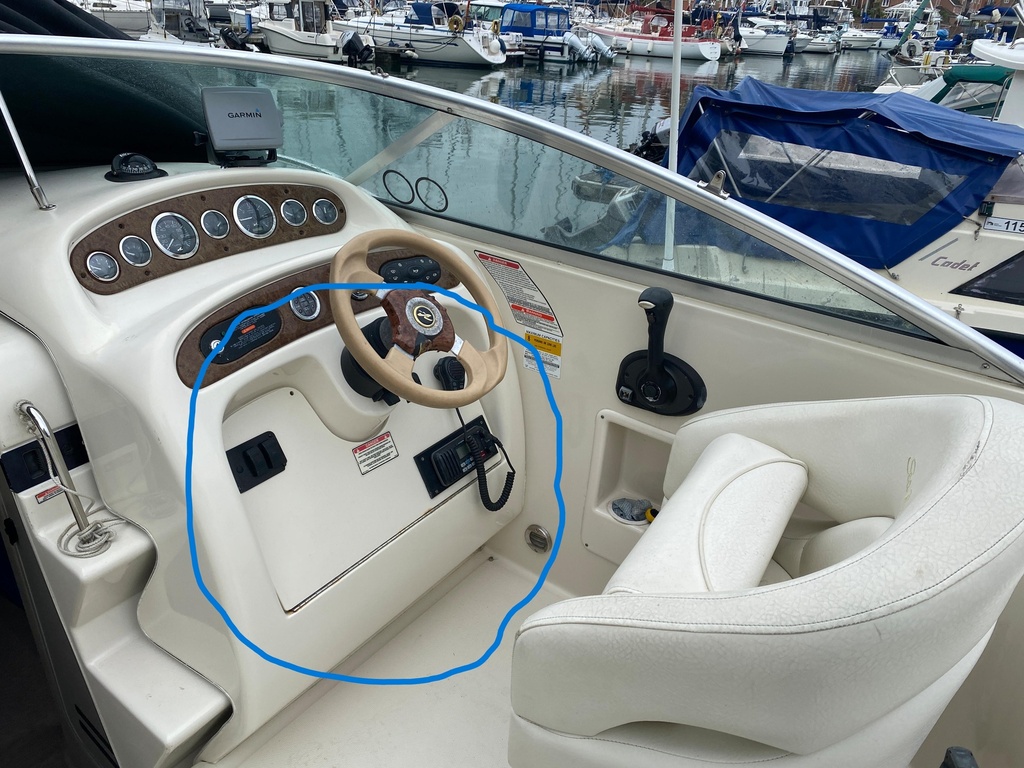 240 260 Sundancer Lower Helm Access Panel