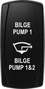 C5 Engraved Actuator/Cover : Bilge Pump 1, 1&2