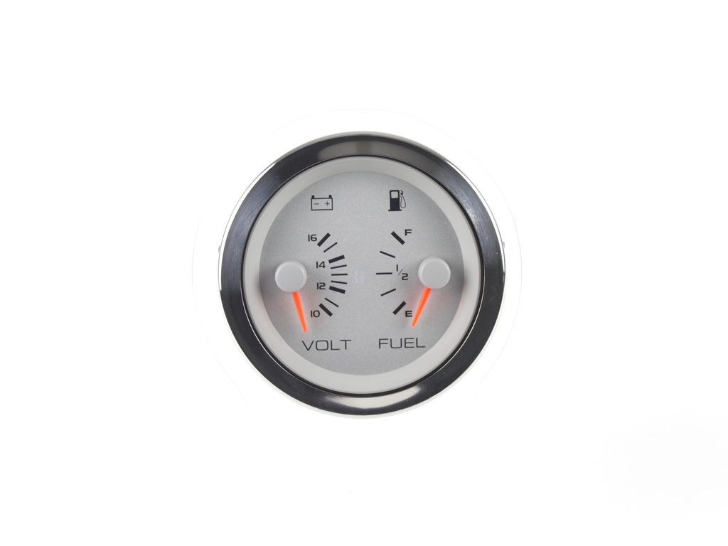 Smokercraft Starcraft Multi Function Gauge 3" Fuel/Volt 781520PMFB