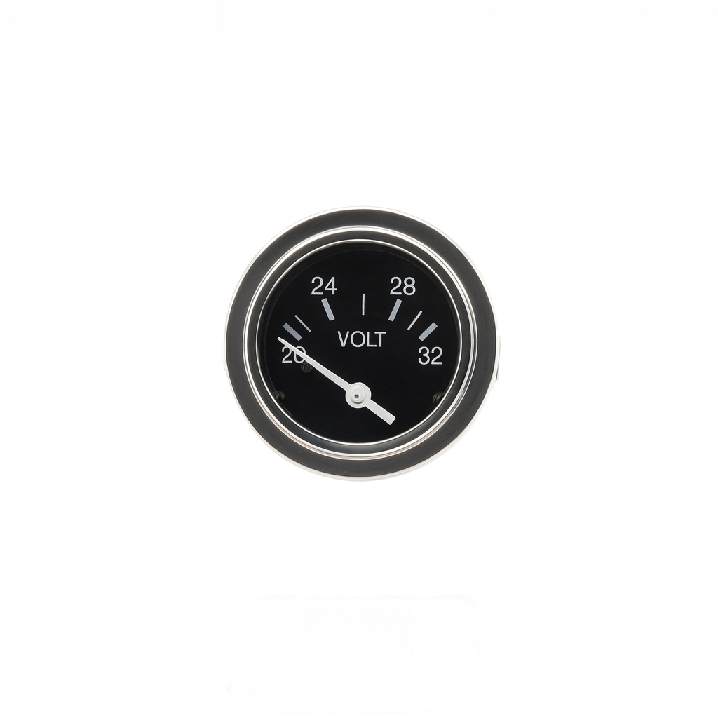 Heavy Duty Voltmeter, 20-32 vdc, 2"  