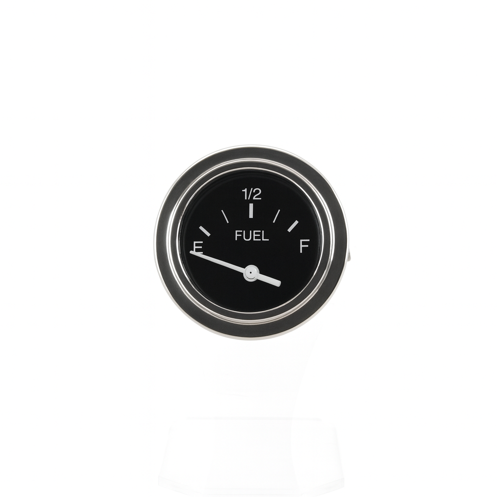 Heavy Duty Veethree Marine Fuel Gauge, 240 - 33 Ohm, 2"  