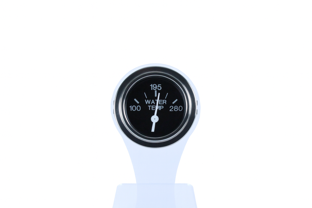 Heavy Duty Veethree Marine Oil Temp, Electrical, 140-320F, 2" 