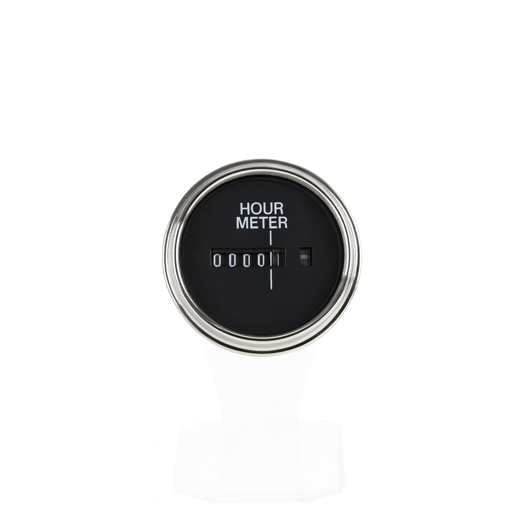 Heavy Duty Hourmeter, Round, 2" 82760D 
