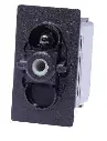 V4D1 Carling On/On Single Pole, 1 Independent Clear Lamp Rocker Switch