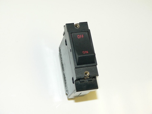 [ELC-004501] AC1 Carling Circuit breaker rocker style red lettering - vertical - 25 Amp AC1-B0-26-625-3G1-C