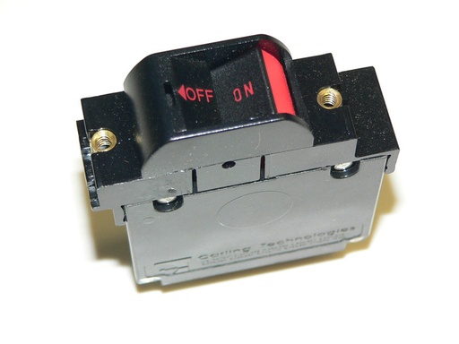 AO1 Carling Rocker Circuit Breaker, RED text only