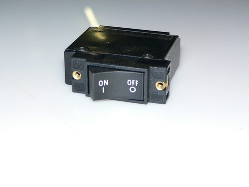 AD1 Carling Rocker Circuit Breaker, WHITE text and symbols - Ignition Protected