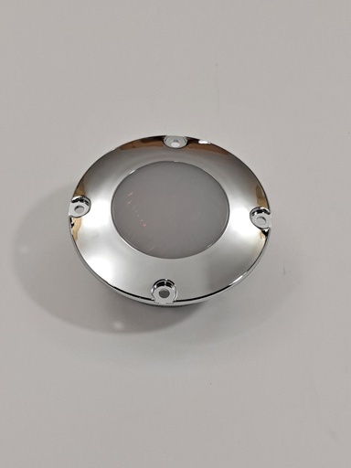 [ELC-006702] Barnegat Flush Mount Light,  Chrome housing, frosted lens. QL-CL-CH-F