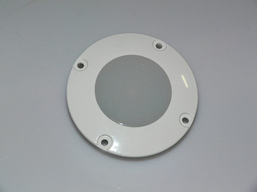 [ELC-006704] Barnegat Flush Mount Light, QL-CL-F white housing, frosted lens.