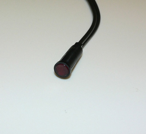 [ELC-006964] 12-15VDC Indicator Incandescent Light, Flush Lens -Red
