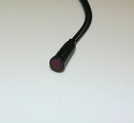 [ELC-006965] 24-28VDC Indicator Light, Flush Lens - Red