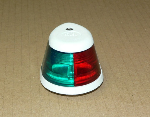 [ELC-007206] Perko white plastic Bow Light, Bi-Color