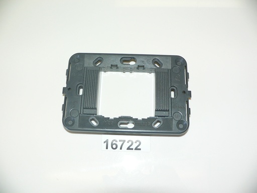 [ELC-007605] VIMAR MOUNTING FRAME BRACKET, GROOVED FRONT 2 MODULE