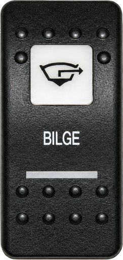 [ELC-008005] C2-AE Carling Contura II rocker switch actuator - Bilge Logo