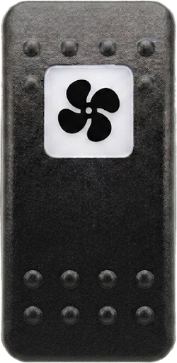 [ELC-008006] C2-AF Carling Contura II rocker switch actuator - Blower Logo