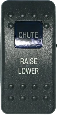 [ELC-008011] C2-AN Carling Contura rocker switch actuator - Raise, Lower Chute