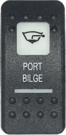 [ELC-008012] C2-AP Carling Contura V series rocker switch actuator -  Port Bilge