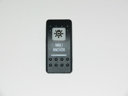 [ELC-008023] C2-F Carling Contura II V series rocker switch actuator - Nav/Anchor logo
