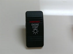 [ELC-008038] C3-AI Carling Contura II V series rocker switch actuator - Engine Comp w/Single Red Lens