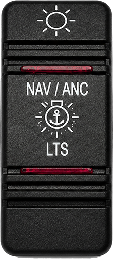 [ELC-008045] C3-AX Carling Contura V series rocker switch actuator - Nav/Anchor