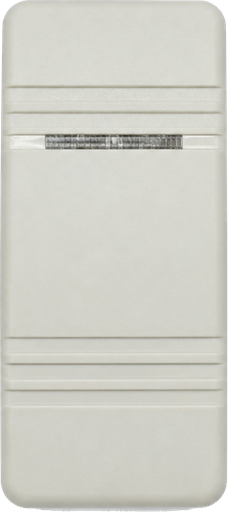 [ELC-008048] C3-C Carling Contura III V series rocker switch actuator - White with clear lens