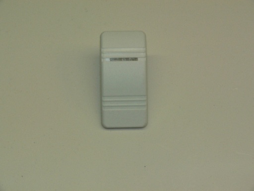 [ELC-008048] C3-C Carling Contura III V series rocker switch actuator - White with clear lens