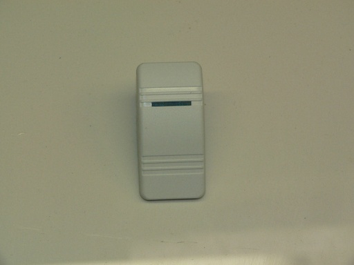 [ELC-008052] C3-G Carling Contura III V series rocker switch actuator - White with blue lens