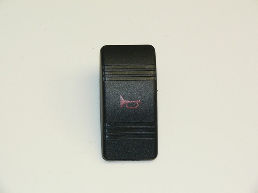 [ELC-008057] C3-L Carling Contura III V series rocker switch actuator - Black w/ Horn logo