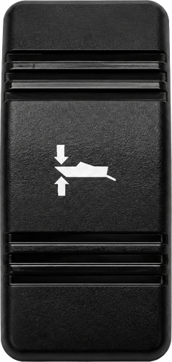[ELC-008058] C3-M Carling Contura III V series rocker switch actuator - Black w/ Trimtab logo