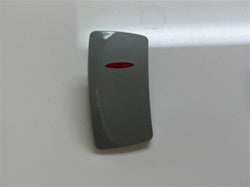 [ELC-008066] C4-B Carling Contura V series rocker switch actuator - Grey Single Red Lens