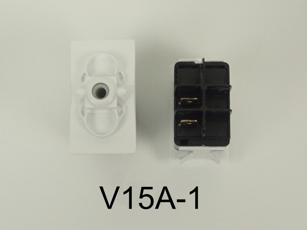 V15A-1 Carling ON/OFF single pole V-series rocker switch -White body-no ...