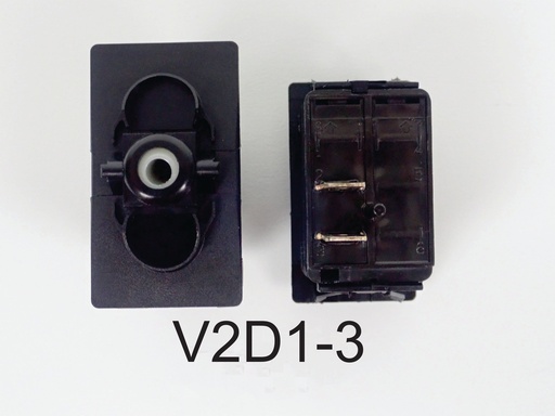 [ELC-009027] V2D1-3 Carling (ON)/OFF Momentary single pole rocker switch no lamp