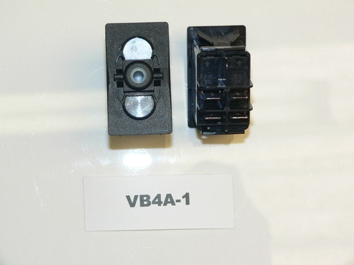 [ELC-009052] VB4A-1 Carling (ON)/OFF Momentary double pole rocker switch no lamp Emergency start