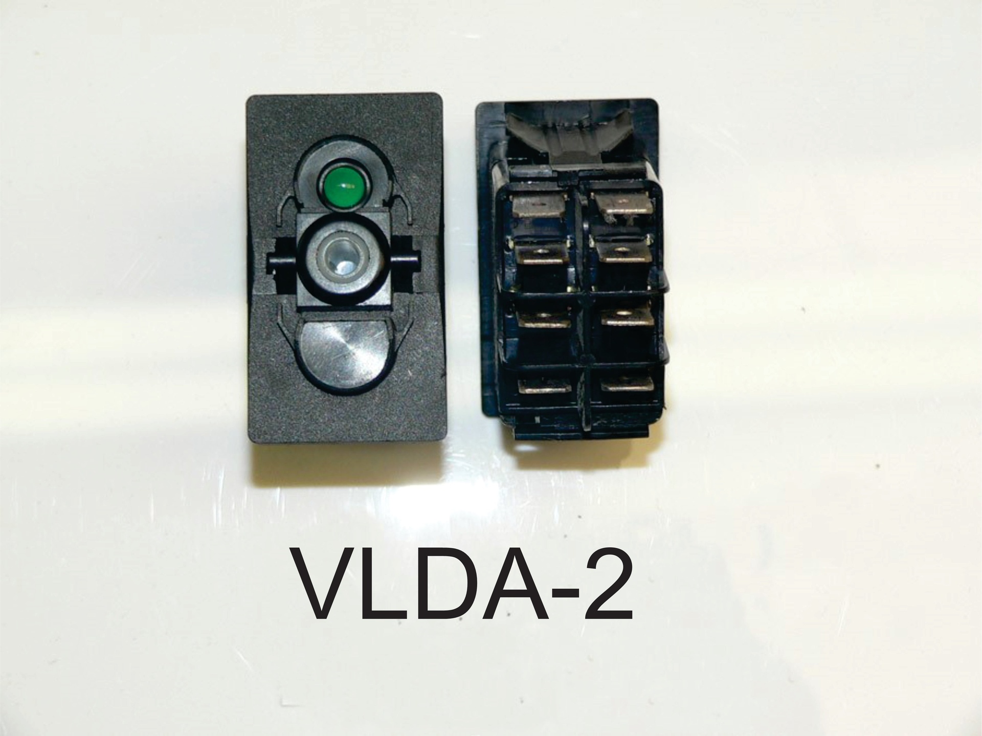 VLDA 2 Carling (ON)/OFF/(ON) double pole momentary rocker…