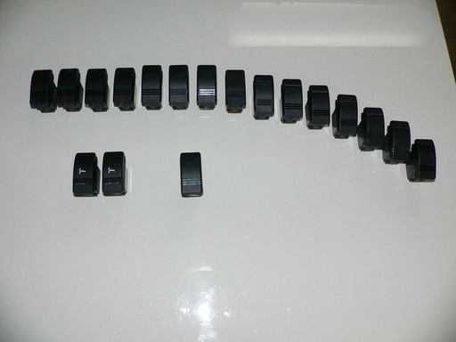 310 Sundancer/290 Amberjack 1998 - 2002 SWITCH kit including Covers/Actuators